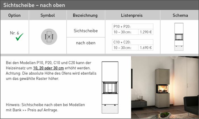 Sockelerhöhung
