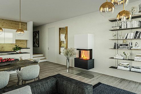 Steel Fireplace